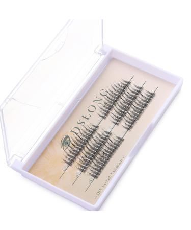 DSLONG Anime Eyelashes - Japanese Manga Halloween Cosplay Extension | Reusable 3D Dramatic Black Cluster Lashes - Buy Online on GoSupps.com