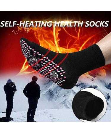 3 Pcs AFIZ Tourmaline Acupressure Self-Heating Shaping Socks - VeinesHeal Hyperthermia & Slimming Health FIR Therapy Socks - Buy Online on GoSupps.com