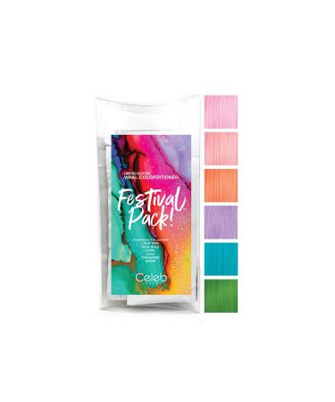Celeb Luxury Color Depositing Conditioner + Bondfix Bond Rebuilder Festival Pack Semi-Permanent Hair Color Conditioner Vivid