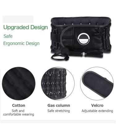 Lumbale Decompression Belt for Back Pain Relief | Sciatica & Herniated Disc Support | Pneumatic Massage Belt - Size Adjustable - Buy Online on GoSupps.com