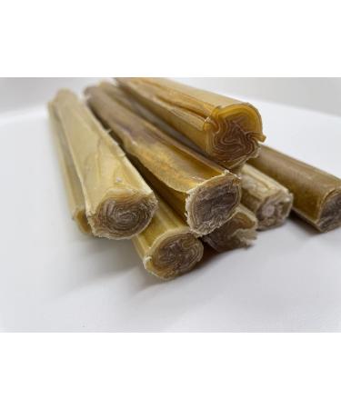 Cattle Ranch Dog Treats Rawhide Stick Chews All Natural Supports Dental Health by Reducing Tartar and Plaque Buildup High in Protein and Low in Fat Stimulates and Entertains by Satisfying Dog s Natural Urge to Chew (10 pk 10"x20mm) - Buy Online on GoSupps.com