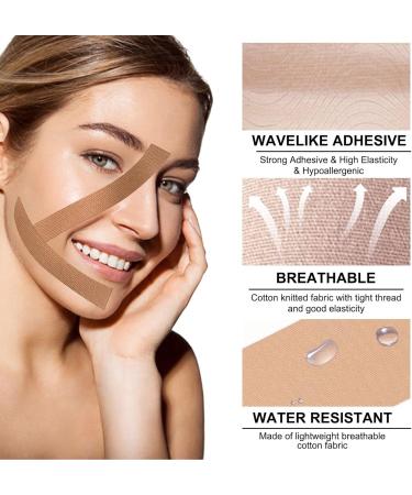 Pilipane Face Lift Tape for Wrinkle Reduction and Skin Tightening Facial Wrinkle Prevention and Myofascial Lift Tape Promotes Blood Circulation and Prevents Skin Sagging V Face Shape Tape - Buy Online on GoSupps.com