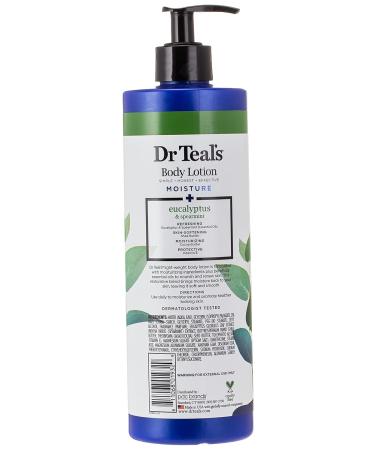 Dr Teal's Eucalyptus & Spearmint Body Lotion 16 fl oz - Pack of 4 | Moisturizing & Rejuvenating Formula by DCP Products - Buy Online on GoSupps.com