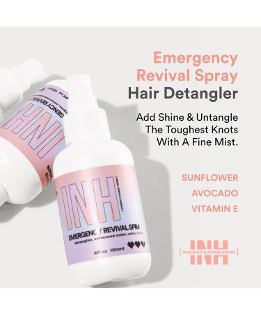 INH Hair Detangler Spray | Natural Emergency Revival for Wigs & Hair Extensions - 4oz - Buy Online on GoSupps.com
