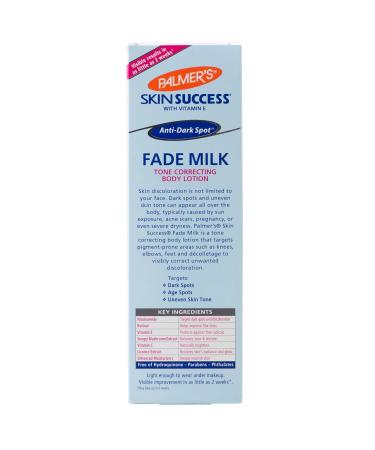 Palmers Skin Success Eventone Fade Milk 250ml - Even Skin Tone & Dark Spot Treatment - International Shipping Available - Buy Online on GoSupps.com
