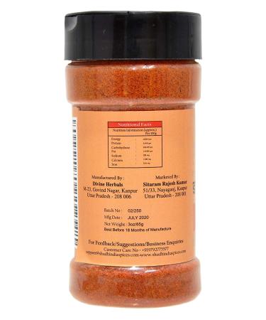 Shudh India Traditional Spicy Red Chili Powder - Natural, Gluten-Free, Vegan, Non-GMO, Indian Origin - Buy Online on GoSupps.com