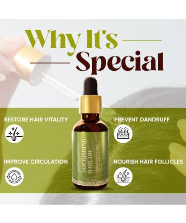 Buy Nourishing Hair Serum for Dry Damaged Hair | Argan & Rosemary Oil for Growth Nourishment & Frizz Control - International Shipping Available - Buy Online on GoSupps.com