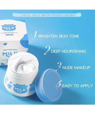 MIESCHER Face Milk Cream - Moisturizing Day & Night Cream for Women - Hydrating, Repairing, and Brightening Skin - Buy Online on GoSupps.com