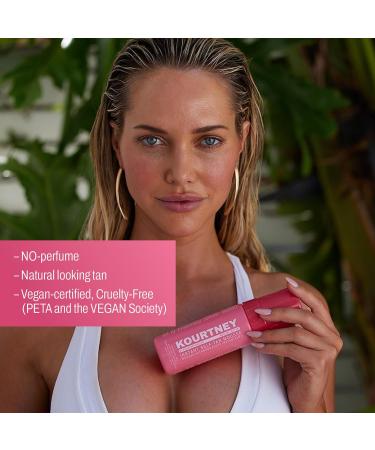 KOURTNEY Instant Self-Tan Mousse - Sunless Tanning Foam for Natural-Looking Glow - Easy to Apply Self Tan - Streak-Free Body Tanning - Medium - 4.2 oz - Buy Online on GoSupps.com