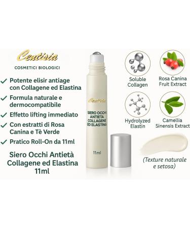 Centisia Antiaging serum collagen and elastin 11 ml - Buy Online on GoSupps.com