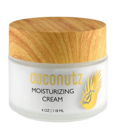 Coconutz Skincare Coconut Face Cream Anti-Aging Moisturizing Formula for Face Neck and Chest to Smooth Skin and Reduce Fine Lines and Wrinkles 4 oz