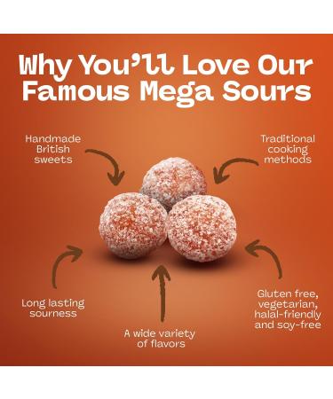 Barnetts Sweets Mega Sour Candy Cola (104g) - Buy Online on GoSupps.com