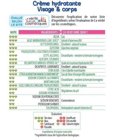 Love & Green - Cr me Hydratante Visage/Corps Bio 0% 500 ml - Fabriqu en France (Lot de 2) - Buy Online on GoSupps.com