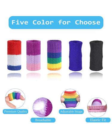 20-Piece Finger Protection Bandage Set | Stretchy Covers for Arthritis Injury & Sports | Red & White - Buy Online on GoSupps.com