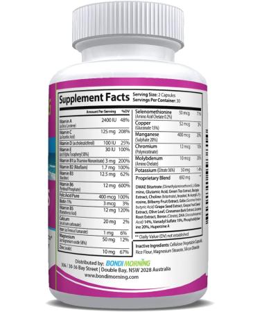 Focus Clarity & Energy Supplement - 60 Capsules for Enhanced Alertness | International Shipping Available - Buy Online on GoSupps.com