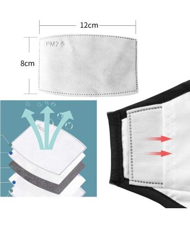 Premium Grey Cotton Face Mask with 2 Carbon Air Filters | Washable & Reusable | Adjustable Straps - Buy Online on GoSupps.com