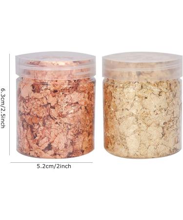 Manicure Gold Foil Plastic Storage Box 5g Sturdy Gold Foil for Acrylic Paint Nail Art Manicures Photo Frames - Buy Online on GoSupps.com