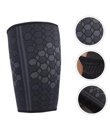 Yardwe 2 Pcs Thigh Protector Pads - Elastic Thigh Support Braces for Basketball & Sports - Inner Thigh Hamstring Compression Sleeve - Buy Online on GoSupps.com