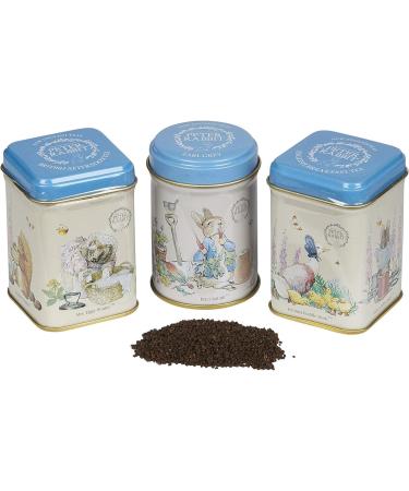 New English Teas Peter Rabbit 3x Mini Tea Tins English Loose Leaf Tea - Beatrix Potter English Breakfast Earl Grey Afternoon Tea - 3 Count Pack - Buy Online on GoSupps.com