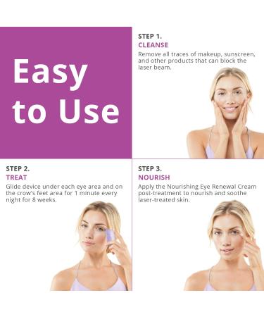 Tria Age-Defying Eye Wrinkle Laser Kit & Spa Sleep Mask - FDA Cleared Treatment for Under Eye Bags Wrinkles Dark Circles - Results in 2 Weeks - Buy Online on GoSupps.com