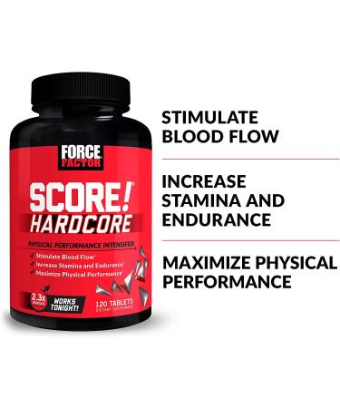 GoSupps.com - Force Factor SCORE! Hardcore Performance and Libido Intensifier 120 Tablets - Buy Online on GoSupps.com