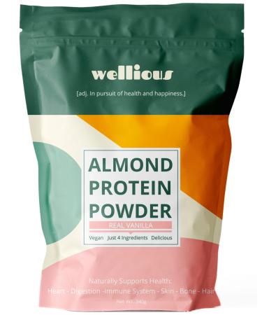 Clean Vegan Protein Powder for Gut Health Plant Based Keto Friendly No Sodium High Fiber Dairy Free for Women and Men (Real Vanilla) Real Vanilla 12 Ounce (Pack of 1)