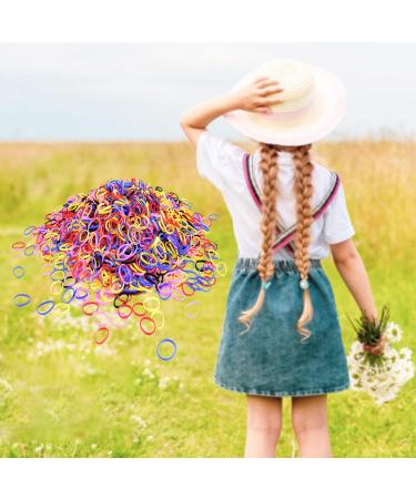 MORGLES 1000 PCS Mini Rubber Bands for Kids - Small Elastic Hair Bands in Multi-colored - Buy Online on GoSupps.com