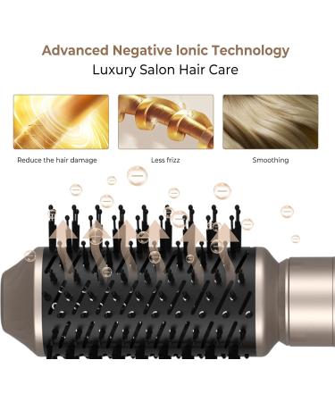 Airstyler 6 in 1 - Ukliss Fhnbrush Hair Dryer & Curler | Volume Smooth & Curl for Gorgeous Hair - Buy Online on GoSupps.com