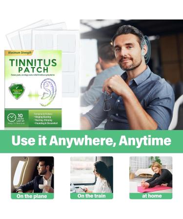 Natural Herbal Tinnitus Relief Patches - 48 Pcs - Improve Hearing & Relieve Discomfort - Buy Online on GoSupps.com