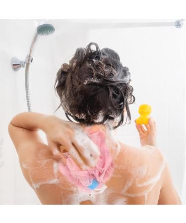 FRCOLOR 3pcs Ice Cream Bath Balls - Exfoliating Loofah Sponge Set for Kids | Perfect Shower & Bath Accessories - Buy Online on GoSupps.com
