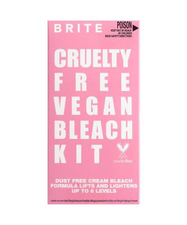 BRITE Vegan Cream Bleach Kit - Dust-Free Ammonia-Free Low Odor | 8.4 oz - Cruelty-Free Hair Bleach for All Skin Types - Buy Online on GoSupps.com