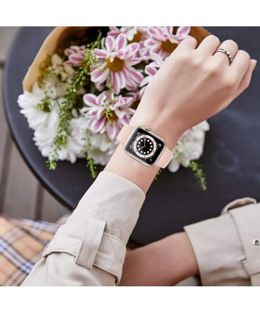 ZEBRE 4-Pack Apple Watch 44mm Case with Built-in HD Screen Protector - Compatible with Apple Watch Series 4/5/6/SE - Clear - 44mm - Buy Online on GoSupps.com
