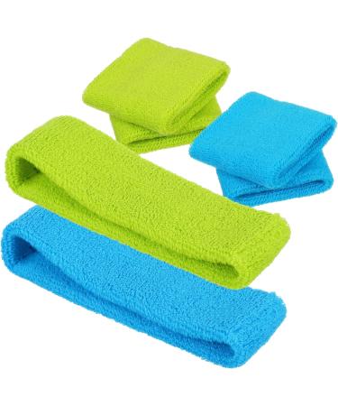DEARMAMY 10 Sets Headband Skin Care Hair Ties Sweat Suit Washing Face Hairband Sweatbands for Women Yoga Accessories Basketball Accessories Sweat Band Suit for Men Wrist Fitness Sportswear - Buy Online on GoSupps.com