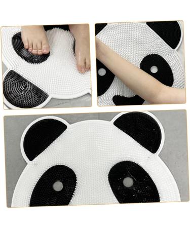 Mikinona Shower Foot Scrubber with Cartoon Panda Design NonSlip Bathroom Mat for Exfoliating Reducing Foot Fatigue Removes Calluses Dead Skin - Buy Online on GoSupps.com