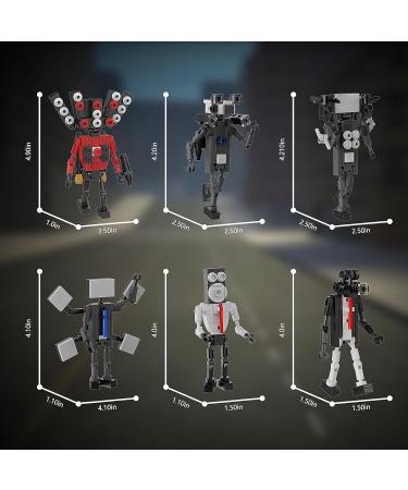 Millionspring Building Block Set - 428PCS Toilet Man, Titan Speaker, TV Man Figures - Fun Toy Gift for Kids and Adults - Buy Online on GoSupps.com