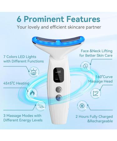 Neck Face Massager - 7-in-1 Electric Facial Tool | Skin Care & Relaxation | Hy-68 - International Shipping - Buy Online on GoSupps.com