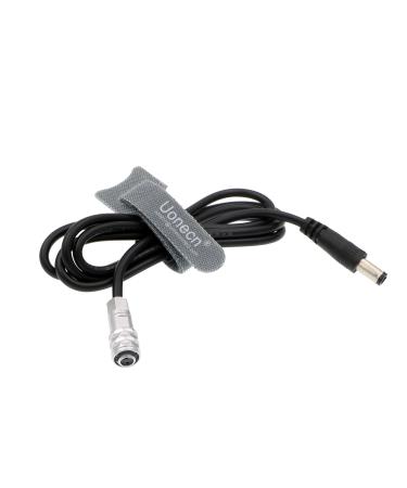Uonecn Power Cable for Blackmagic 4K BMPCC 4K 2 Pin to DC Pocket Cinema Camera