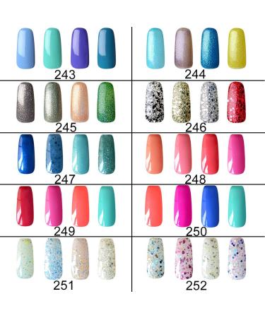 Vishine Gel Nail Polish Kit - Dissolvable UV LED Multi-Colors (4 x 15 ml) for Perfect Nail Art - Buy Online on GoSupps.com
