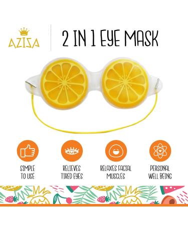 Reusable Hot Cold Gel Compress Face & Eye Mask for Depuffing Puffiness - Freezable - Buy Online on GoSupps.com