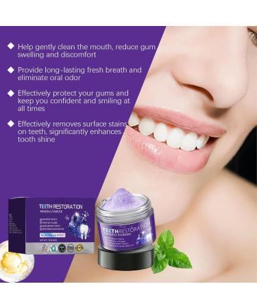  Yelewy Mineral teeth whitening powder 40g (pack of 1) freshens breath - Buy Online on GoSupps.com