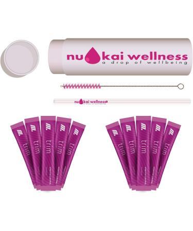 Trim Stik Fat Burner Sampler - 10 Stiks (Up to 20 Servings) | Keto Friendly, No Carbs, No Sugar with Reusable Glass Straw - Buy Online on GoSupps.com