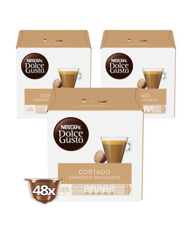 Nescafe Dolce Gusto Espresso Machiato, Cortado Coffee Capsules (48 capsules, 48 cups)
