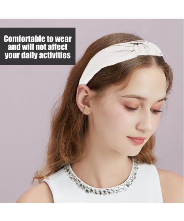 4 Women's Headbands Wide Women's Headbands Non-slip Women's Headbands Comfortable Headbands for Women's Hair Women's Braided Headbands Cosmetic Hairbands - Buy Online on GoSupps.com