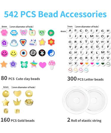 ARTDOT Bracelet Making Kit - 5342 PCS Clay Beads in 24 Colors - Jewelry Crafts for Girls 8-12 - Buy Online on GoSupps.com