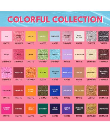 45 Shades Eyeshadow Palette | Highly Pigmented Makeup Collection for Vibrant & Long-Lasting Eye Looks - Matte Shimmer & Glitter - Buy Online on GoSupps.com