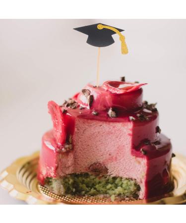 UPKOCH 24 Pcs Graduation Cake Toppers Graduation Cupcakes Picks 2024 Congrats Grad Cake Decor Graduation Party Decorations - Buy Online on GoSupps.com