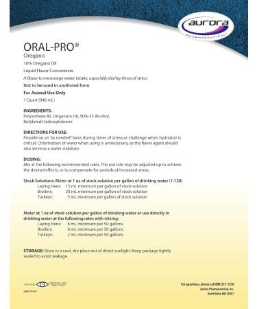 Aurora Pharmaceutical Oregano Oil Liquid Flavor Concentrate 32 Oz - Buy Online on GoSupps.com