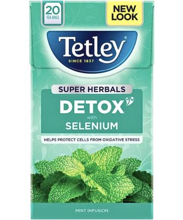 Tetley Super Herbals Mint Detox Tea 20 Per Pack (2 Pack Bundle) - Buy Online on GoSupps.com