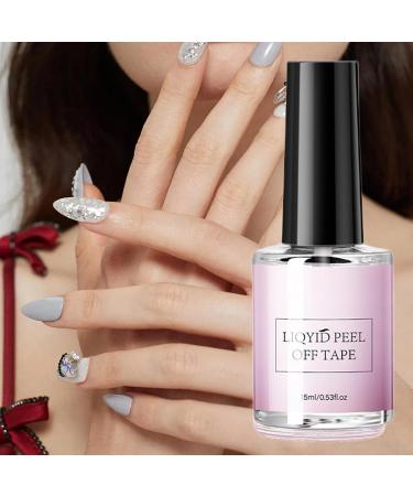 Peelable Base Coat Peelable Nail Base - Quick-Drying Glue 15ml for Artistic Manicures Salon Wedding Daily Use Personal Carnival and Beauty - Buy Online on GoSupps.com