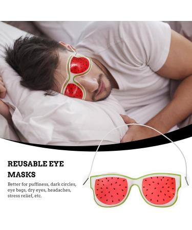 OUNONA 4 Piece Gel Eye Mask with Hot Cold Therapy for Stress Relief Reusable AntiFatigue Eye Patches Suitable for Home Office - Buy Online on GoSupps.com